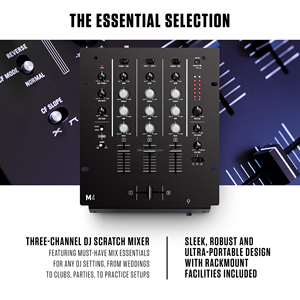 Clavax CLMC-M4サウンドミキシングコンソールプロフェッショナル3チャンネルDJミキサーRCA 1/4インチレコード入力出力3バンドDJミキサー - Product Image 5