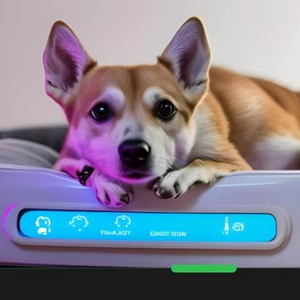 HRV monitör, uyku Tracker, su geçirmez köpük ve küçük orta evcil hayvanlar için ortopedik destek ile akıllı ısıtmalı köpek yatağı - Product Image 1