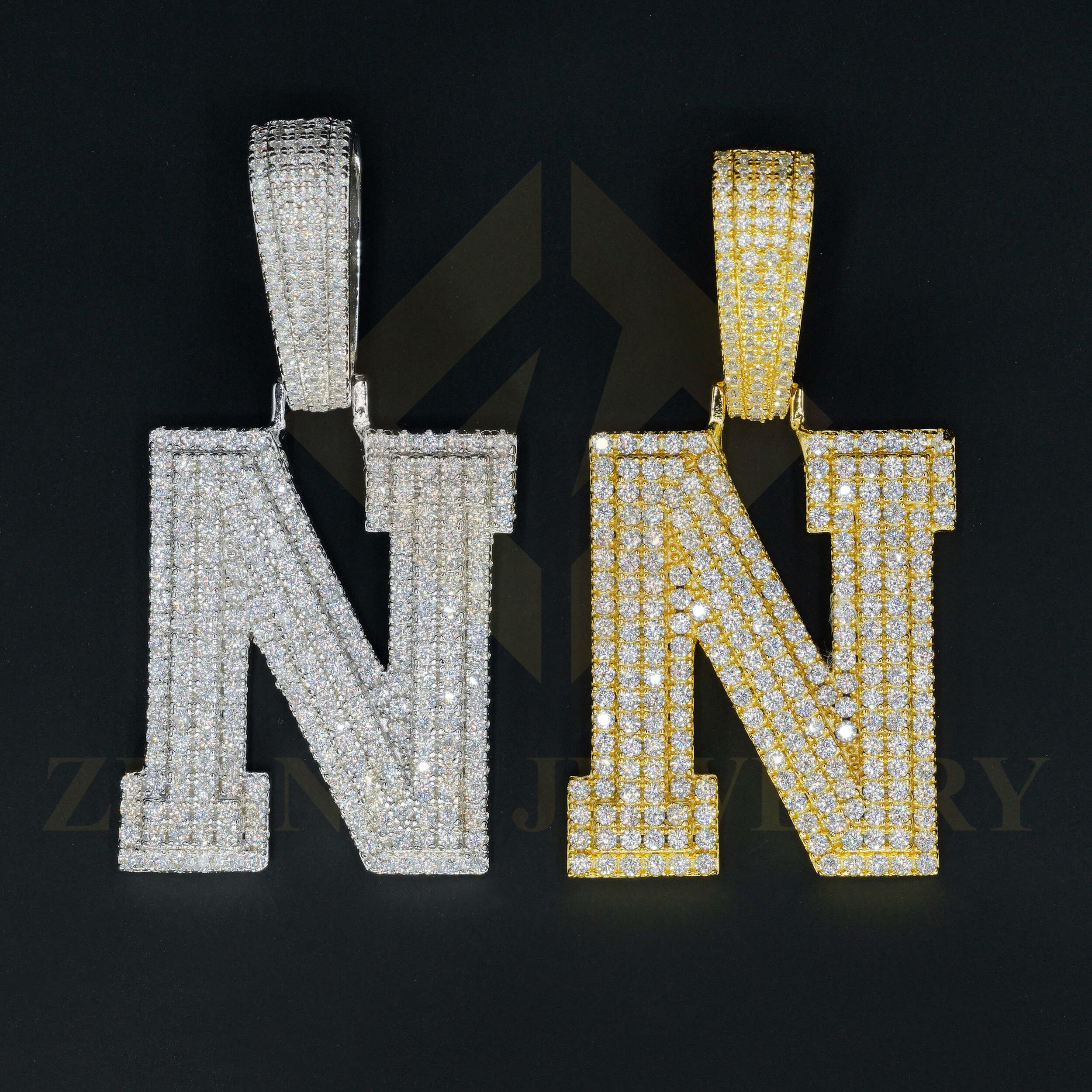 Letter N (Please remark the silver or yellow )
