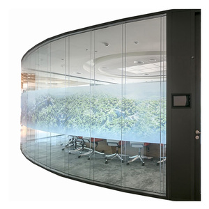 Tabique desmontable de vidrio para oficina, sistema de pared de partición desmontable, a prueba de sonido, OEM - Product Image 6