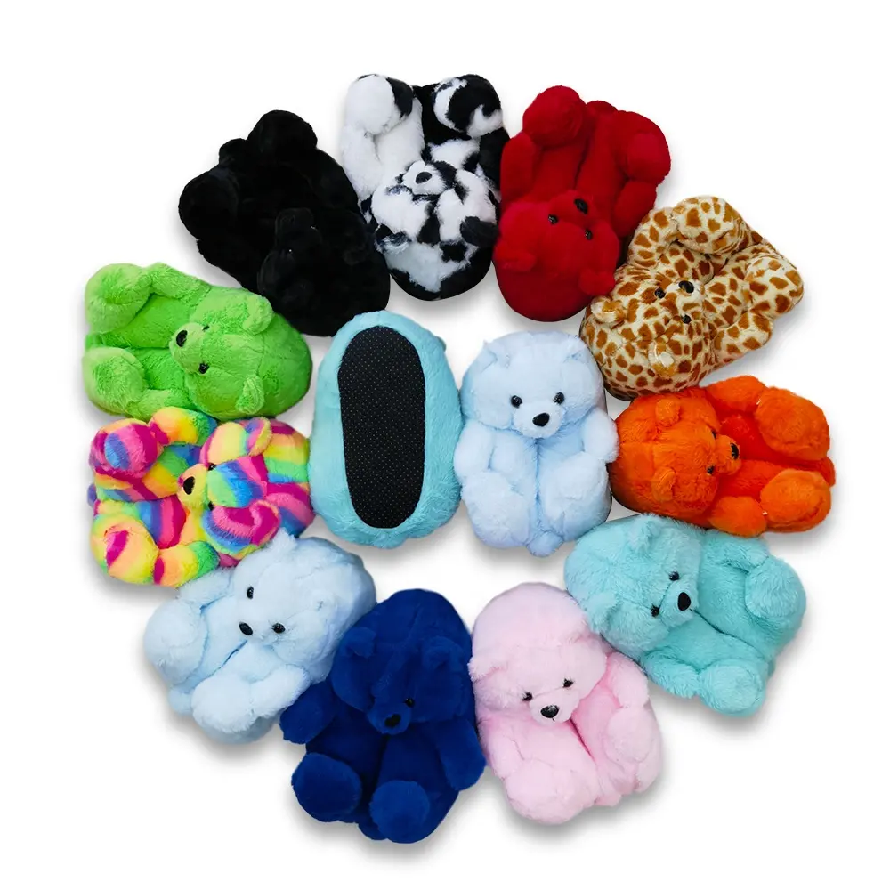 Brinquedo De Pelúcia personalizado qualquer coisa Urso De Pelúcia Personalizado Recheado Animal Soft Slipper Boneca De Pelúcia Personalizada Brinquedos De Pelúcia