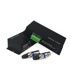 Dmx controller rgbw 4 kanal dmx512 decoder dc12v 24v 3A HB terminal beleuchtung smd5050 led streifen rgbw dmx512 led controller - Product Image 1