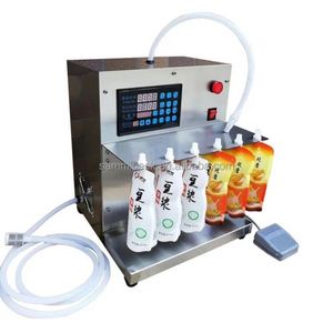 自動グレード卓上デジタル液体サシェスパウトポーチケース充填機3ML 100MLジュース/茶新しい状態の水飲料 - Product Image 5