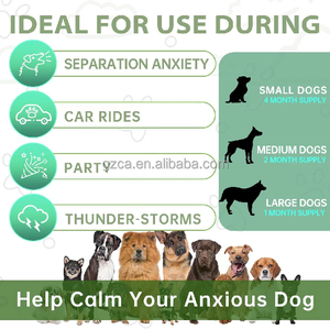 Köpek Kaygı Giderici Ödül Mamaları Kenevir Tohumu Yağı İçeren Sakinleştirici Çiğneme Tabletleri Evcil Hayvan Maması Sağlık Bakım Takviyesi - Product Image 3