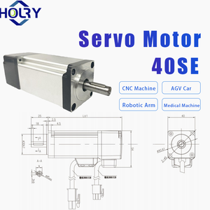 40SE Servo Motor 0.32N.m 1A 2 fazlı yüksek kaliteli ve makine için hibrid bir Servo Motor - Product Image 2
