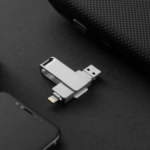 แฟลชไดรฟ์3.0 USB โลหะแบบ3-in-1ชนิด C & ความเข้ากันได้ของ2.0 128GB ถึง512GB ตัวเลือกการจัดเก็บข้อมูลใหม่ & มีในสต็อก - Product Image 6