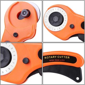 ロータリーカッター45mmカード紙縫製キルティングローラー生地カッティングテーラーはさみツールドレス服作りDIYツール - Product Image 3