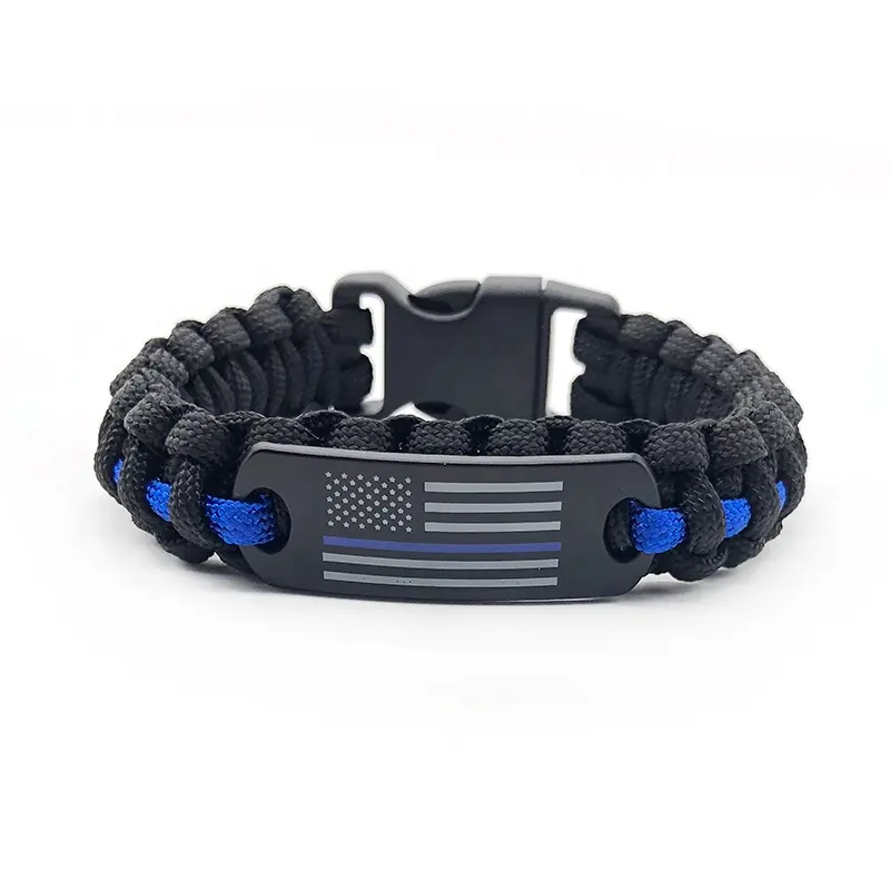 Neue ankunft überleben armband handgemachte einstellbare 550 paracord armband