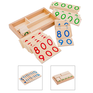 Thẻ Số Toán Học 1-9000 Trường Mầm Non Montessori Math Learning Đồ Chơi Giáo Dục Cho Quà Tặng - Product Image 4