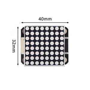 8 × 8 Maxtrix LED 8 × 8 LED Punktenmatrix-Anzeigenmodul MAX7219 MCU Steuertreiber