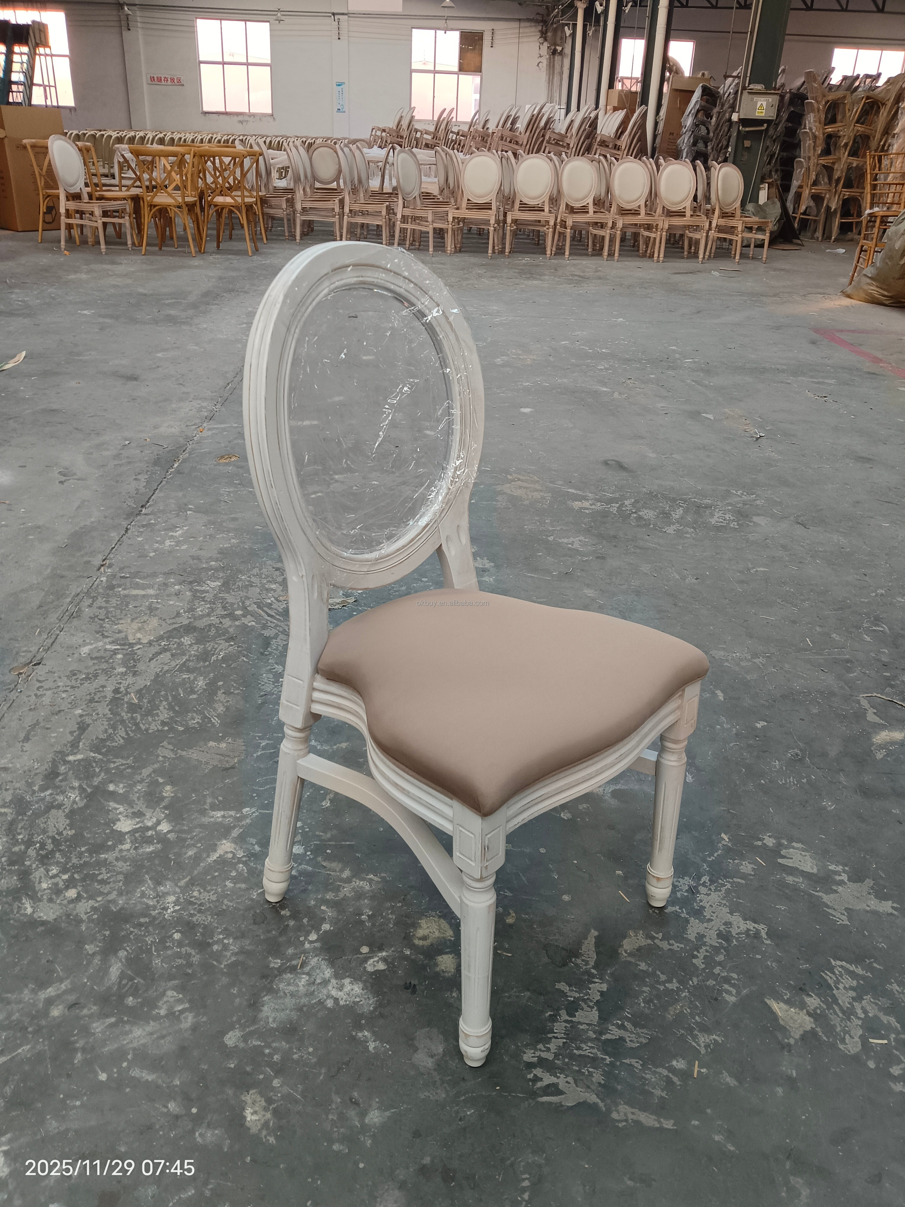 White Frame,Clear Back
