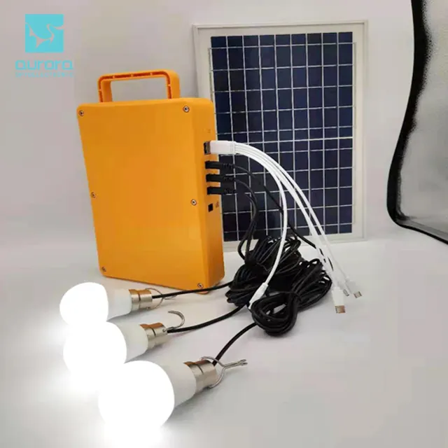 Ideia solar de fábrica bom preço de poupança de energia boa qualidade lâmpada led pequena para kit de luz de painel solar 10 w