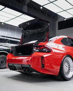 ที่ครอบท้ายรถคาร์บอนแบบแห้งสำหรับ BMW M2 G87ใหม่ CSL รุ่น CSL ฝาครอบกันชนหน้าสไตล์ MP พร้อมปีกนกด้านหลัง - Product Image 5