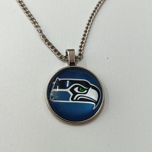 מכירה טובה nfl פילדלפיה נשרים קבוצת כדורגל אביזרים צבועים שמן עגול שרשרת 32 לוגו צוות