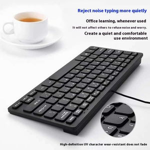 Teclado con cable retroiluminado K1000 RGB para ordenador portátil, interfaz USB, uso en oficina de negocios, nueva operación de domo, teclado caliente directo de fábrica, Stock - Product Image 3