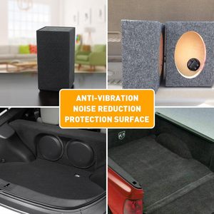 Đen underfelt Thảm xe Thân cây cảm thấy lót thảm cho loa - Product Image 4