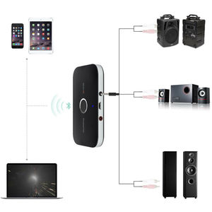 <strong>2</strong> in <strong>1</strong> BT Transmitter Receiver Wireless Portable <strong>Audio</strong> Player Aux 3.5mm for TV PC Stereo <strong>Audio</strong> <strong>Adapter</strong> - Product Image 5
