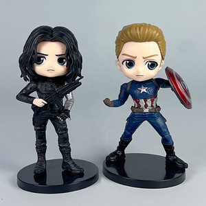 Tiktok Hot Selling Animation Derivatives Action Figure Spider-man Captains America Anime <strong>Avengering</strong> Anime Figure Set - Product Image 4