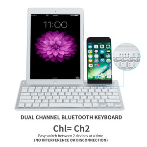 2024 agosto Mini teclado USB inalámbrico Modo de dos canales Estilo mecánico ordenador accesorio móvil tableta Reino Unido regalo coreano - Product Image 3
