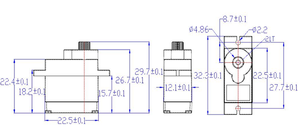 Vendita calda FS90 SG90 RC Micro Rotazione di 180 Gradi 3 V-5 V 3.0V 3V Servo Per micro: bit - Product Image 6