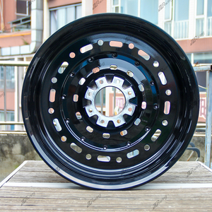 JZ New Custom Alloy Rims24x14inch H-shaped Blank Bright Black Off-road <strong>Wheels</strong> for <strong>Hummer</strong> - Product Image 4