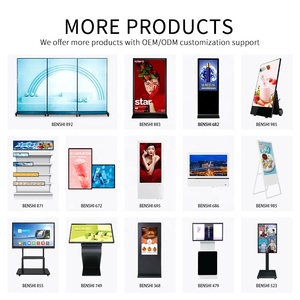 Kostenlose Probe 32/43/49/55 Zoll Netzwerk Indoor Floor Stand Digital Signage und Displays Advertising Players Kiosk Display Screen - Product Image 6