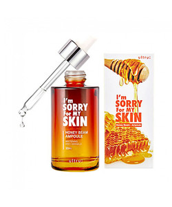 Free Shipping Original Korean Whitening Aniti Wrinkle I'm Sorry for <strong>My</strong> Skin Honey Beam Ampoule 30ml