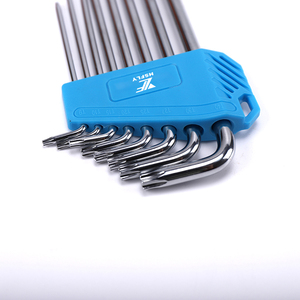 Dayanıklı Qtools 9 adet L tipi Torx yıldız alyan anahtarı takımı yapılan Torx anahtar renk seti ile yüksek kalite - Product Image 5