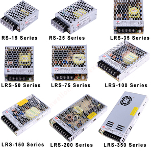 Mean Well LRS-350系列单输出12V 24V 36V 48v封闭式电机控制器开关电源 - Product Image 2