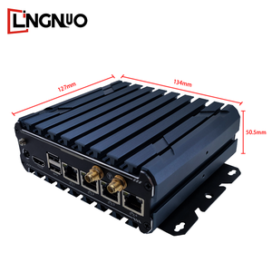Stock Industrial Desktop Mini-PC Lüfter loses Design 4LAN DDR4 J4125 Eingebettete Firewall 32GB Speicher Celeron Linux OS Miniatur" - Product Image 6
