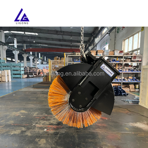 Chất lượng cao Máy xúc đường quét cho ec55/sk60 máy xúc, CE phê duyệt chổi quét với 550 mét Đường kính bàn chải - Product Image 2