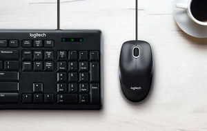 Logitech MK200 USB Multimedia Media Corded <strong>Keyboard</strong> and <strong>Mouse</strong> <strong>Combo</strong> - Product Image 4