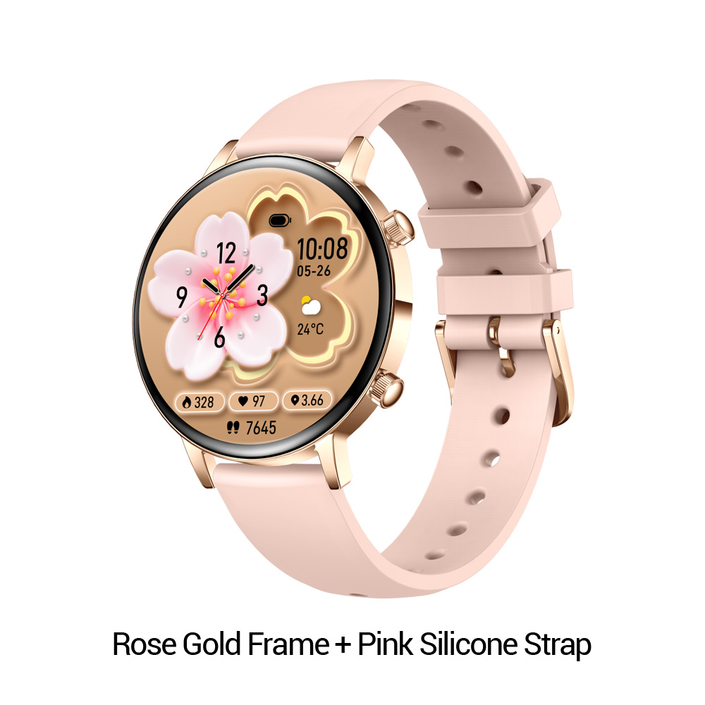 Bracelet en silicone rose