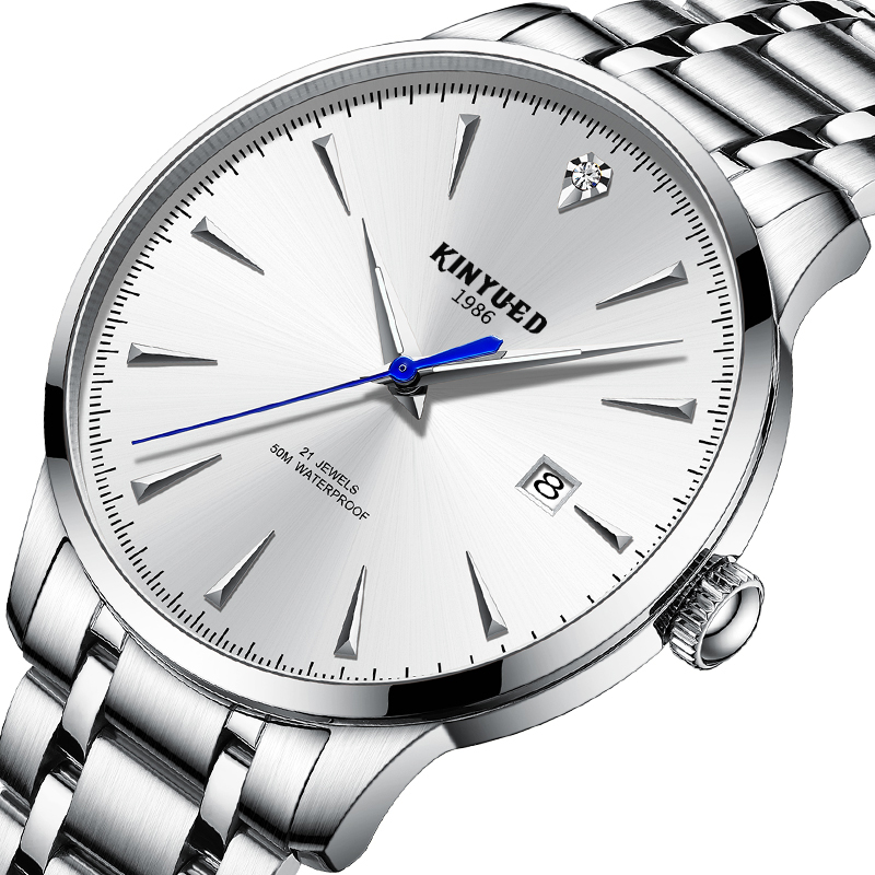Silverband + silvercase + whitedial