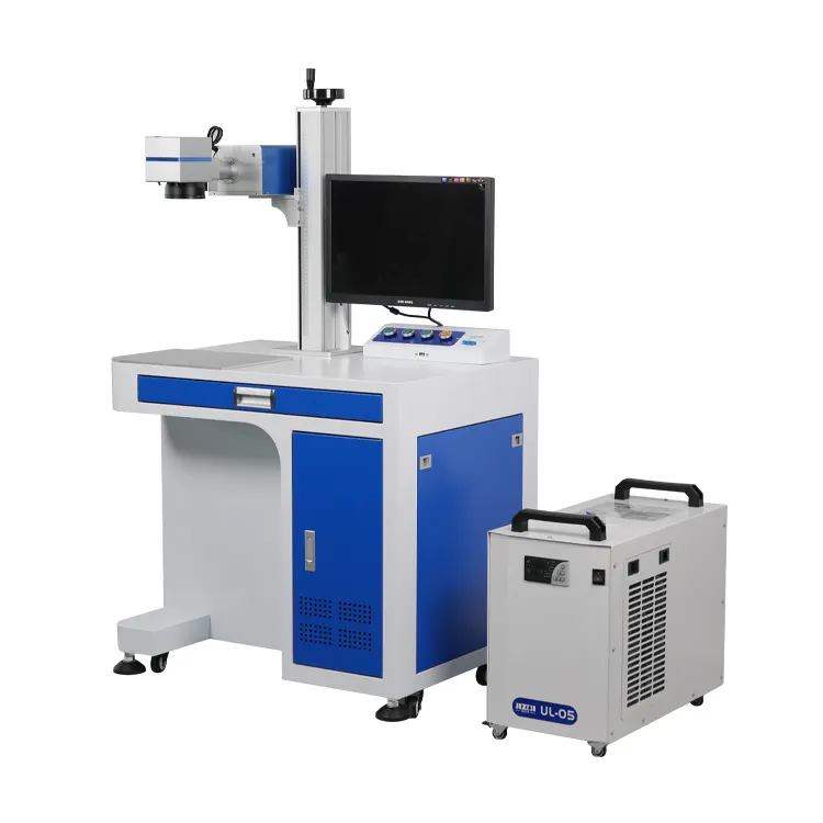 Machine de marquage laser UV de type bureau 100W 50W 30W pour marqueur de l'industrie aérospatiale
