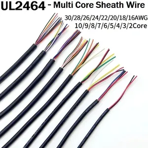 UL2464 2 3 4 5 6 7 8 9 10 çekirdek 16 18 20 22 AWG yumuşak çok çekirdekli PVC yalıtınız kontrol kablosu çok telli tel - Product Image 2