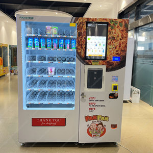 FOCUSVENDスマートインスタントラーメン自動販売機ヌードルスープカップ食品付き温水CE認証24時間セルフサービス