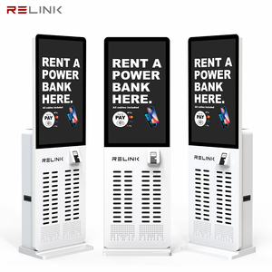 Shared Power Bank Rental Kiosk With <strong>Multi</strong>-Payment <strong>POS</strong> System - 48 Slot Battery Charging Station Accepts Mobile Scan Credit Card - Product Image 1