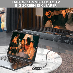 Pantalla de salida dual multipuerto HD 1080P USB 3,0 a HDMI VGA Cable adaptador Convertidor de audio y video - Product Image 5