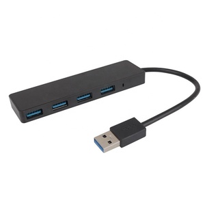 <strong>USB</strong> 3.0 4-Port Ultra-Slim SuperSpeed Data <strong>USB</strong> 3.0 Hub with 20cm Extended Cable Used for Computer <strong>USB</strong> Flash Drive - Product Image 2