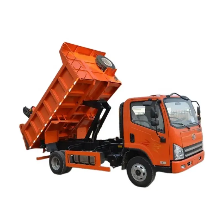 Novo 2023 pequeno preço de caminhões basculantes Faw 4x2 diesel 8-10 ton no Paquistão com preço barato fornecido pelo distribuidor