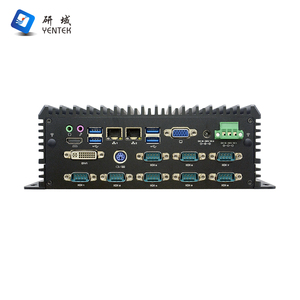 Eingebetteter PC Intel J1900 J6412 4-10. i3 i5 i7 DDR4 MSATA HD VGA DVI 2 LAN 10 RS232 DB9 COM SIM GPIO Linux industrieller lüfter loser PC