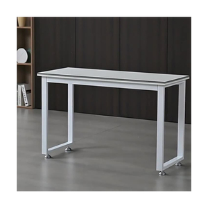 模块化现代简约白色廉价电脑桌单人座办公家具工作站员工桌 - Product Image 1
