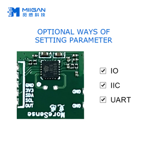 Kleinste Größe 10mm Smart Radar Sensor Menschlicher Detektor Optionaler Strom 51uA 26mA 10G Radar modul 10GHz Bewegungs sensor modul - Product Image 3