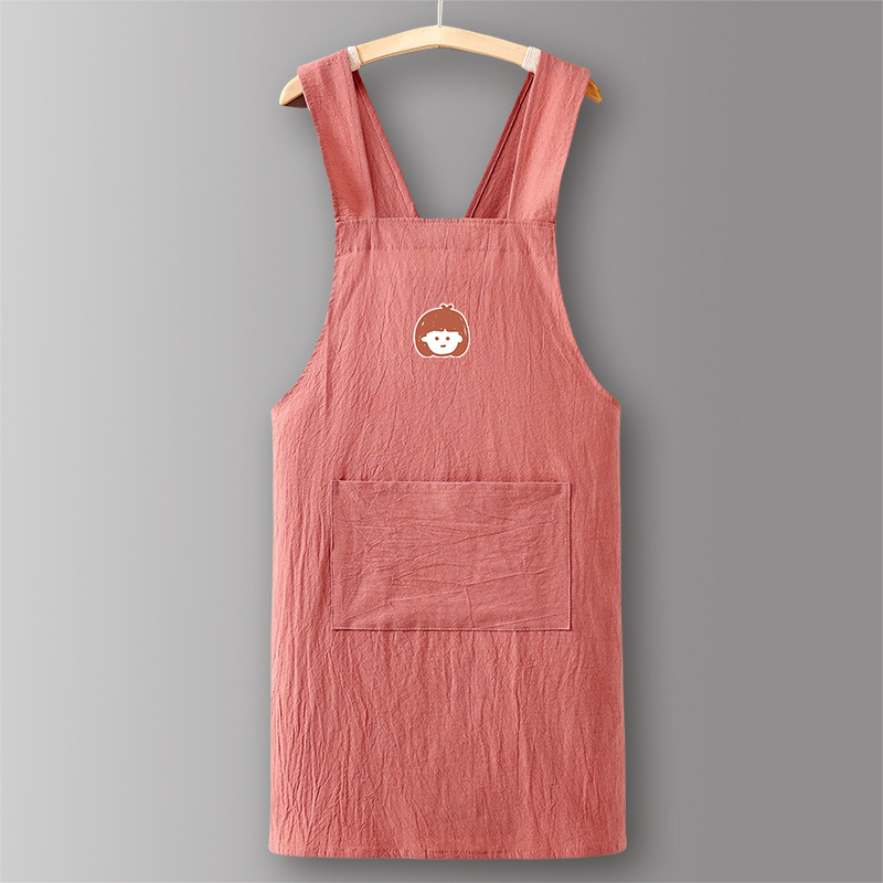 RedZJ618Petite ceinture croisée en coton ridée fille en pur coton