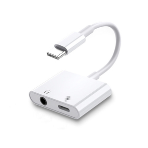 Factory Spot analógico 2-en-1 Adaptador de Audio convertidor de Cable tipo C 3,5mm conector de carga divisor de Audio Salida de CC adaptador de auriculares - Product Image 1