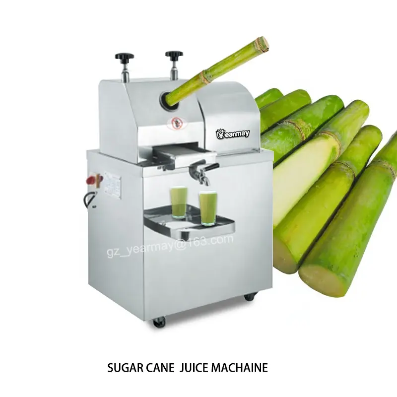 Presse-agrumes de canne à sucre professionnel fabriqué en usine Machine à jus de canne à sucre commerciale