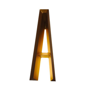 Benutzer definierte 3D Gold Alphabet LED Hintergrund beleuchtung Wand schild Edelstahl Kanal Buchstabe für Hochzeits beleuchtung Fernbedienung - Product Image 6