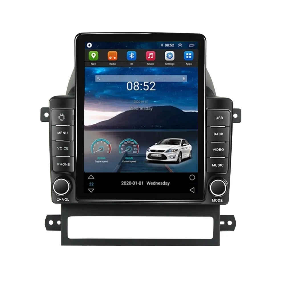 Tesla Android11 8 128GB 2din Autoradio Für Chevrolet Captiva 2008-2012 Schlüssel lichter 360 Kamera ADAS DVR Multimedia-System