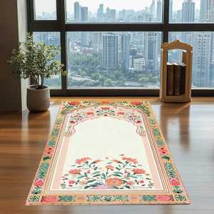 Soft Portable Prayer <strong>Mat</strong> for Mosque and Home | Lightweight Islamic Rug